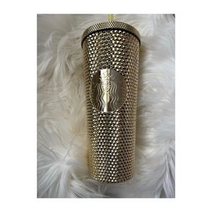 Brand New Gold Studded Starbucks Tumbler